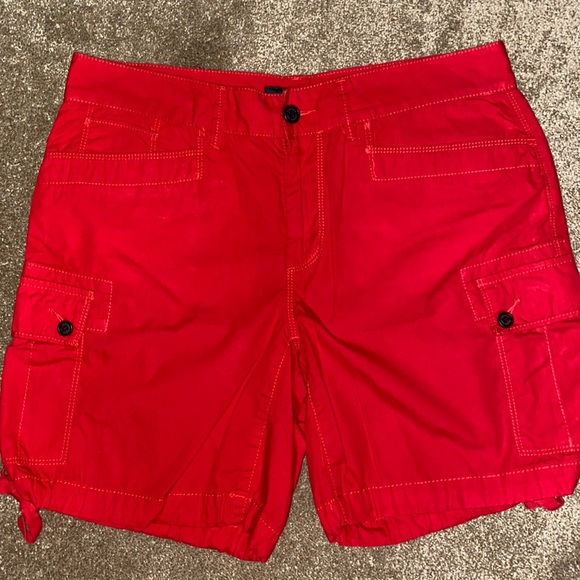 NWOT* Ralph Lauren “Lauren Jeans Company” red size 8 shorts - Picture 1 of 8